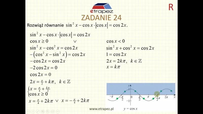 Rozwiązywanie równań trygonometrycznych