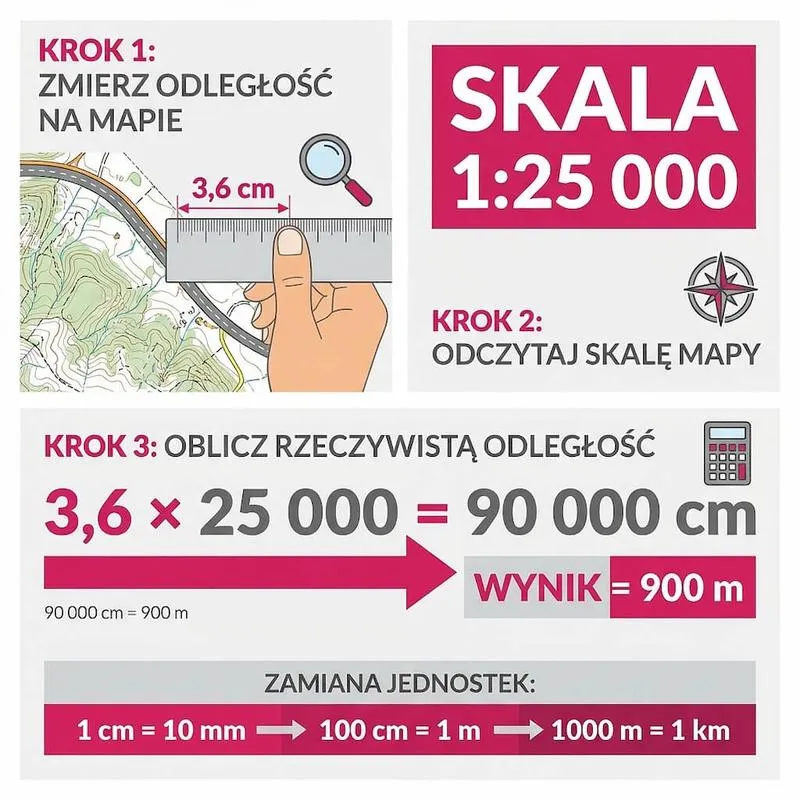 Skala na mapach